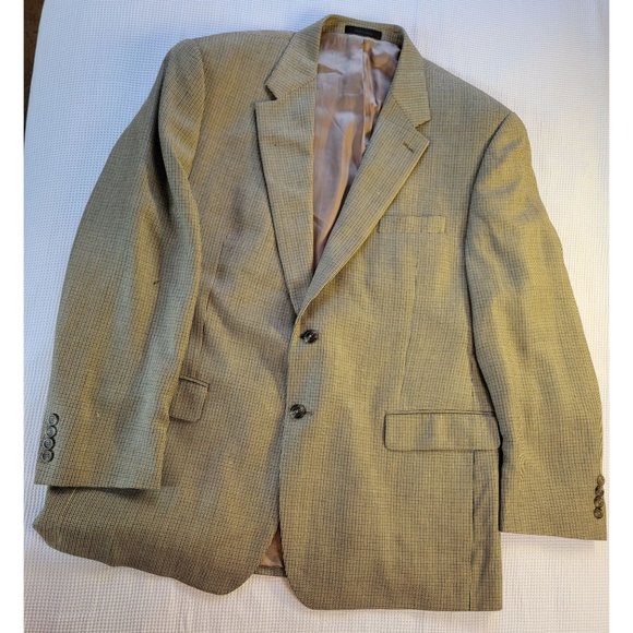 Vintage Chaps Silk/Wool Blend Sport Coat, Size 46R - Picture 1 of 11
